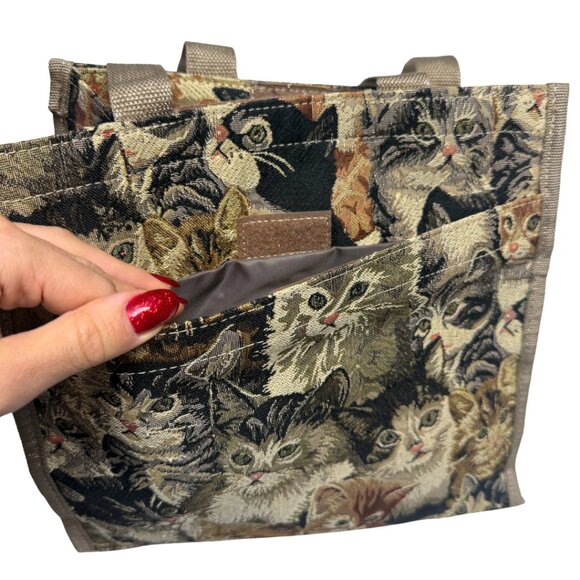 Cat Tapestry Shopping Bag – SIGNARE - Picture 6 of 13